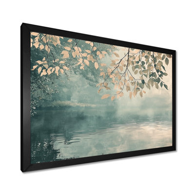 Riverbank Leaves Simplicity Scenery II - Leaves Wall Art
