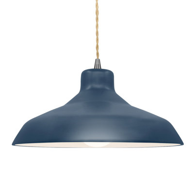 Luminaire suspendu en forme de dôme à 1 lumière Fallon