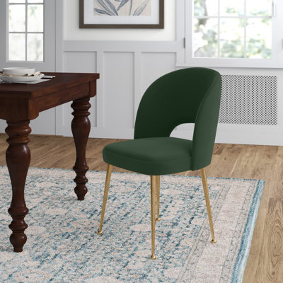 Rizo Cognac Velvet Chair