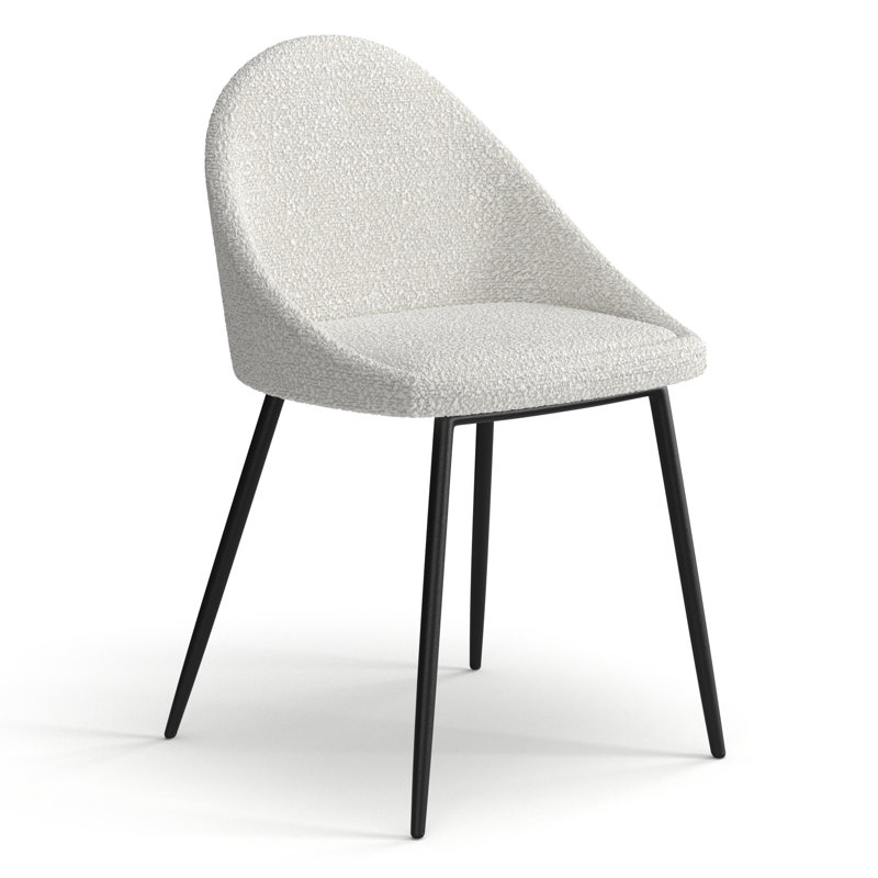 Chaise Holmes Boucle, Boucle blanc