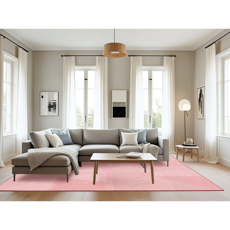 Performance Wool Geometric Indoor Rug, Rectangle 8' x 12'