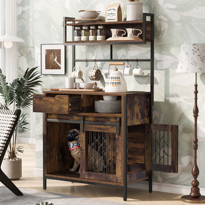 Armoire de rangement décorative, Brun rustique
