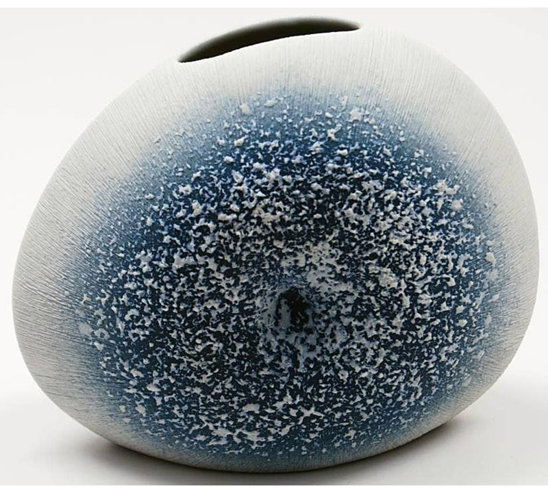 Asusena Handmade Table Vase, Blue