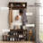 Versatile 2-In-1 Coat Rack Shoe Bench Set For Entryways And Hallways