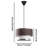 Stylish Chandelier with Metal Body, 25.6 x 7.9 inches | CE Certified, E27 Socket (Max 40W) | Perfect for Dining Room, Living Room & Entryways, Elegant Design with Cotton Cap-218375846