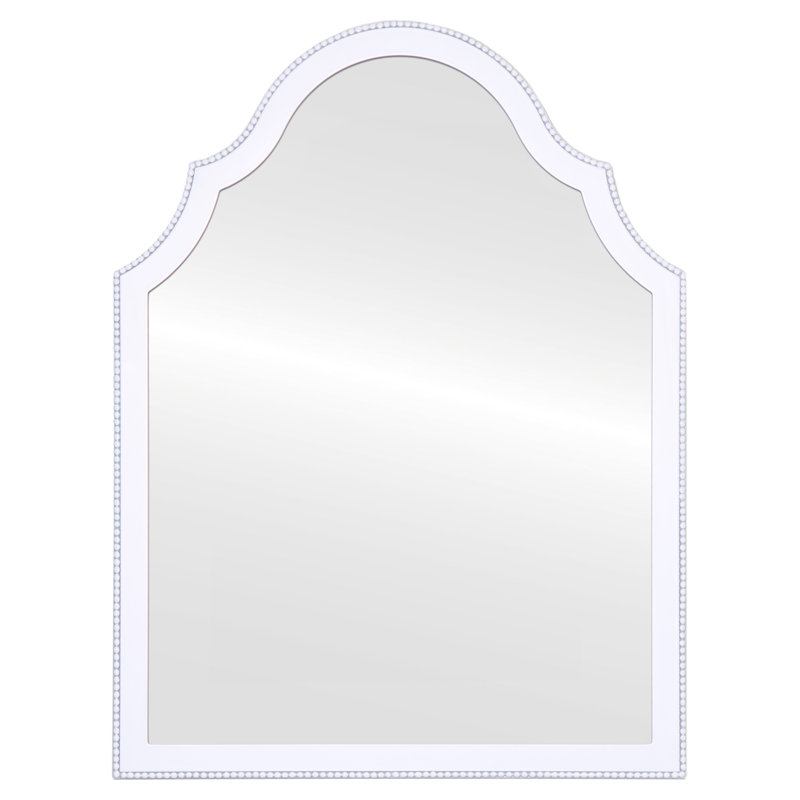 Couran Arch Mirror, Linen White, 32.38" x 24.38"