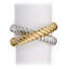Gold Deco Twist Rings - Set/4-1628264864