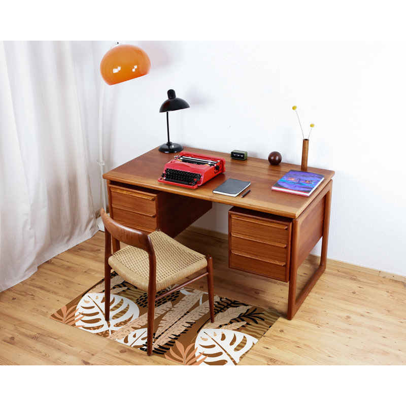 Nectaria Hard Floor Rectangular Chair Mat, 90 x 120cm