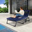 Lit de camping pliant réglable pour adultes-61357065