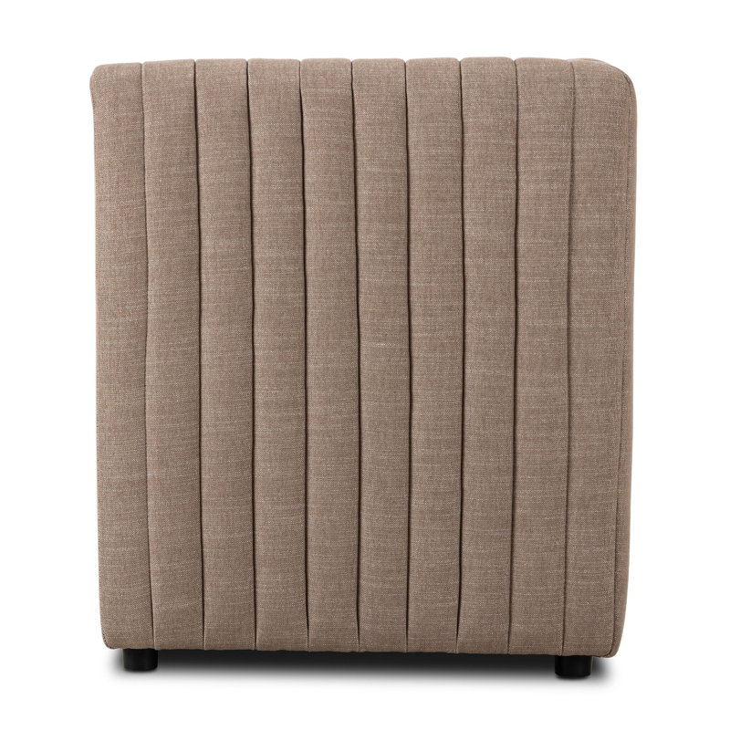 Grayson Tufted Chair, Crypton Nomad Taupe
