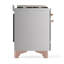 Majestic III Series 40 Inch Dual Fuel Range with 6 Sealed Burners, Griddle, in White (Natural Gas, Copper Trim)-1341391961-1341391971-1341391974