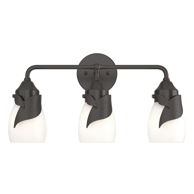 Lapas 3 - Light Dimmable Vanity Light, Opal White, Oil Rubbed Bronze
