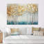 Serene Birch Trees Silver Autumn - ensemble d'art mural arbre bouleau-108318220-108318223