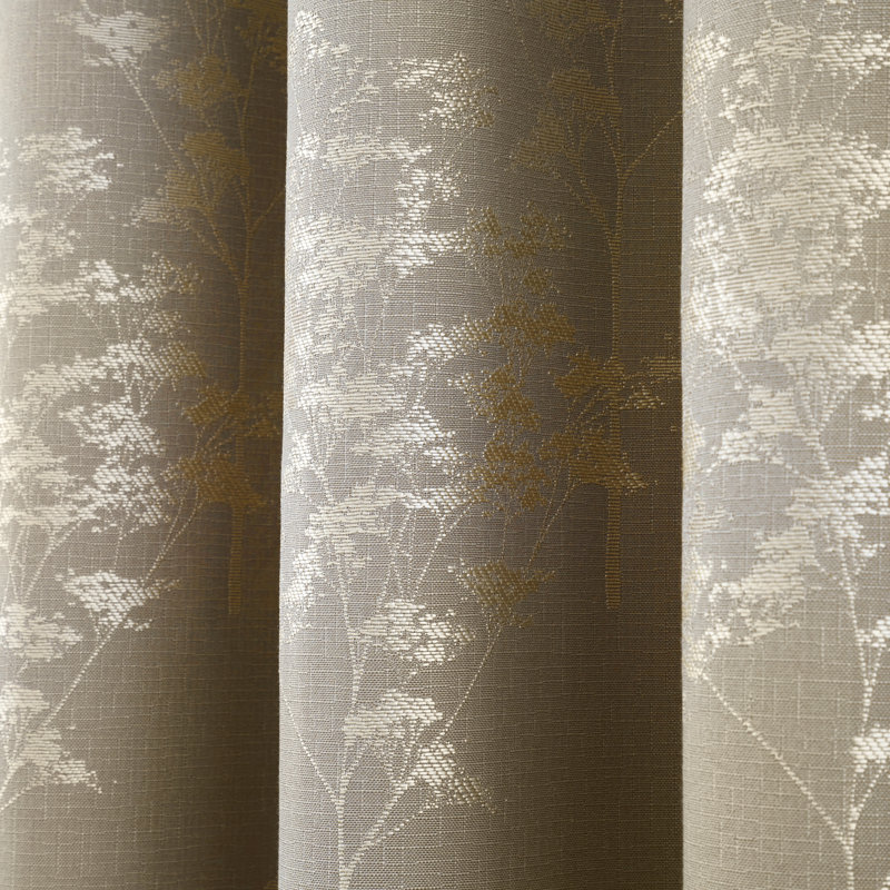 Elmwood Room Darkening Curtain Pair, Width 229 x Drop 229 cm, Stone