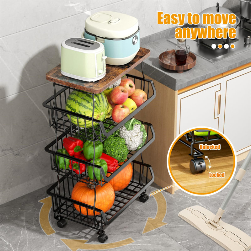 28.7 in. H x 15.6 in. W Utility Cart
