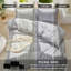 Ensemble de housse de couette à rayures 100% coton lavé DONEUS, ensemble de literie texturé 3 pièces avec fermeture à glissière-121384193-121384187