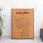 « calgary »-impression d’art graphique sans cadre sur papier-31734194