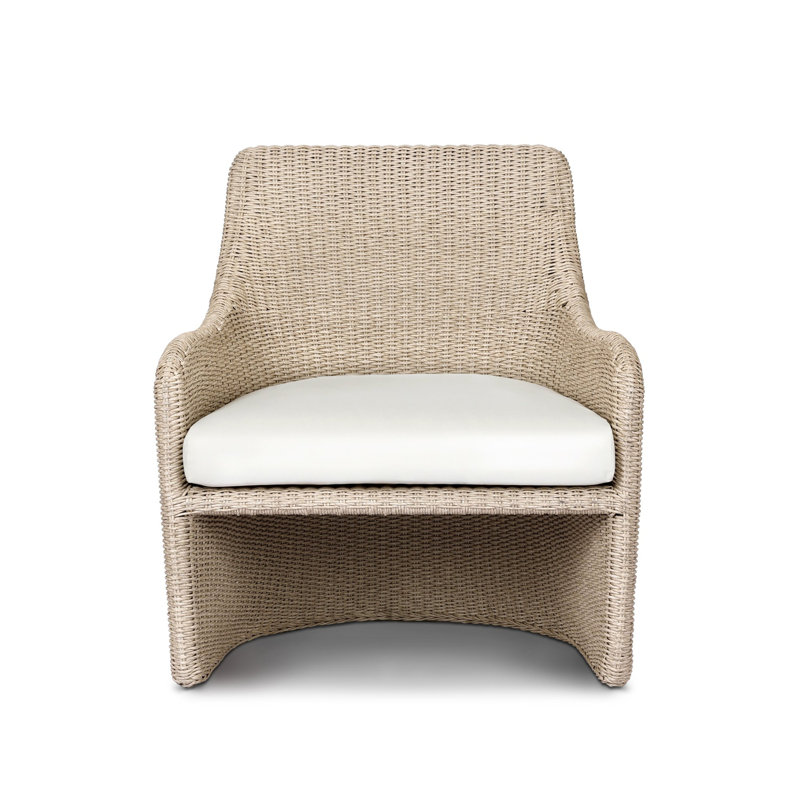 Blaire Outdoor Lounge Chair, Vintage White