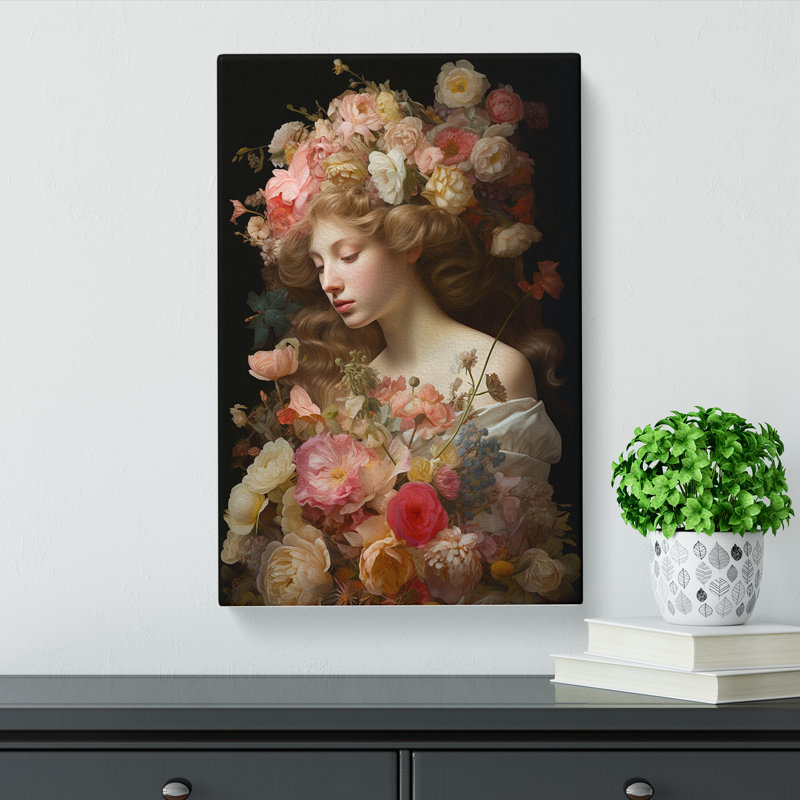Floral Renaissance - Print, 60cm H x 40cm W x 3cm D