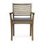 2 chaises - Gris foncé avec siège en bois et sièges gris élégant