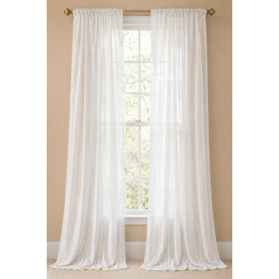 Emily Sheer Curtain Single Panel