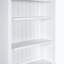 Bibliothèque de 83,4 po de hauteur avec 3 lumières DEL, bibliothèque moderne avec 2 portes et 1 tiroir, bibliothèque avec tablettes ouvertes pour le salon et le bureau à domicile-2072346749-2075495809