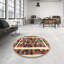 Tapis brun/rouge/beige contemporain Currahee-1106721858
