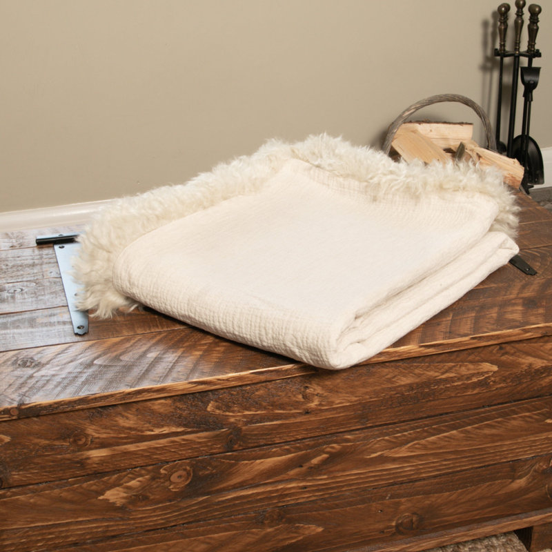 Hazina Throw Blanket, Cream, W50 x L50cm