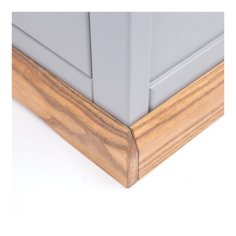 Cassian 35cm W Plywood / Laminate Board Bedside Table