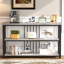 Console l 47 po avec rangement ouvert Hulstein, gris clair-1477054025