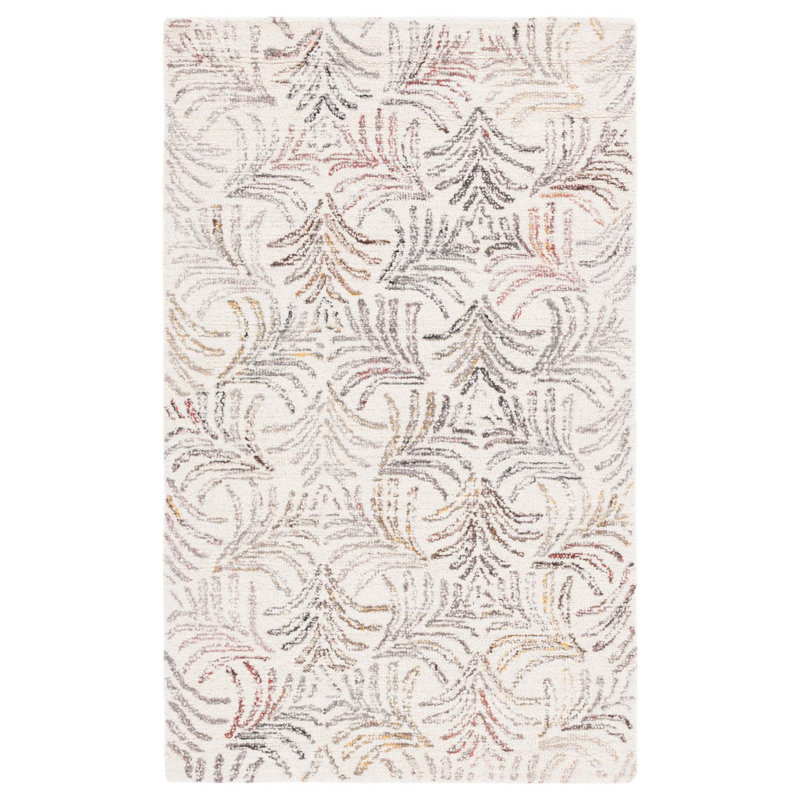 Jardin Hand Tufted Performance Floral Rug, Rectangle 3' x 5'