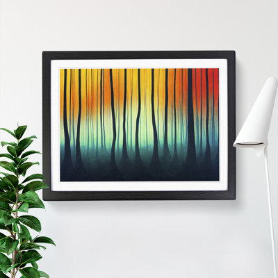 Admirable Abstract Forest - Framed Print