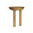 Ebern Designs Mango Wood 3-Leg Side Table-1503997260