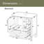 Ensemble de meuble-lavabo traditionnel 30 po-1285593273