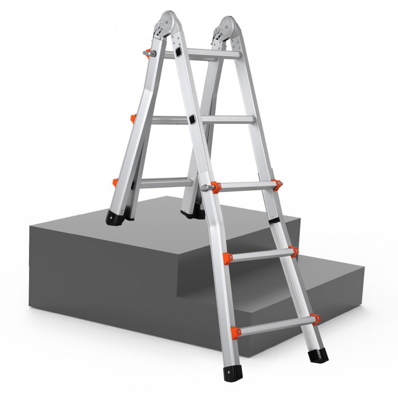 Telescoping Ladder A Frame Extension Multi-Function for Homework, 9.5', 20.28'