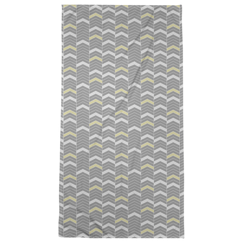 Stephenie Beach Towel, Gray/Olive