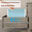 Bureau d'ordinateur 53 pouces en bois avec tiroirs, station de charge et classeur de style campagnard-2093623936