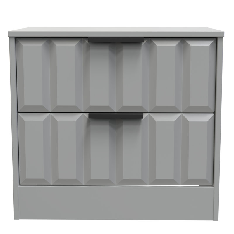 Besian 58cm W Manufactured Wood Bedside Table, Dusk Grey