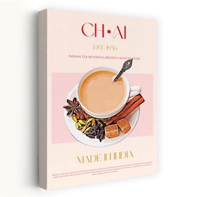 «Warm Masala Chai», art mural traditionnel