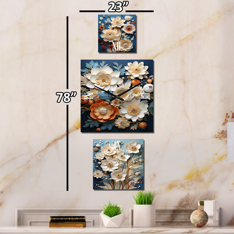Rishil Metal Wall Clock