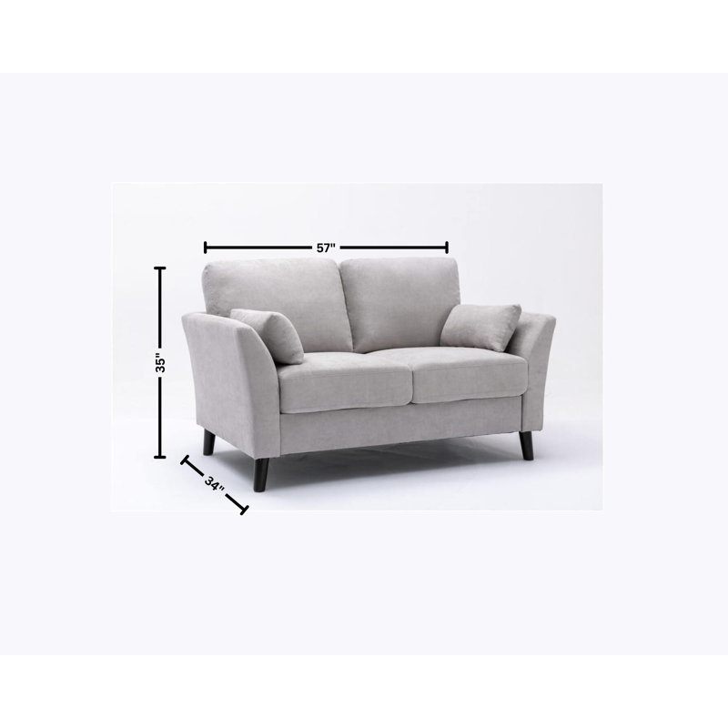 Causeuse Myrne, Light Grey