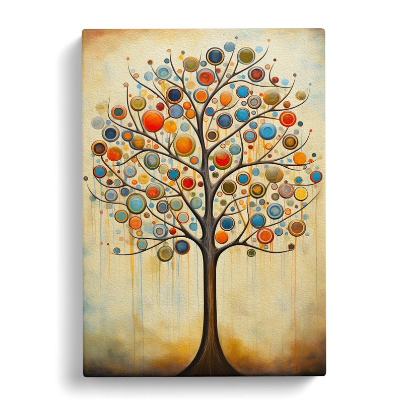 Tree Symbolism - No Frame Print, 60cm H x 40cm W x 3cm D