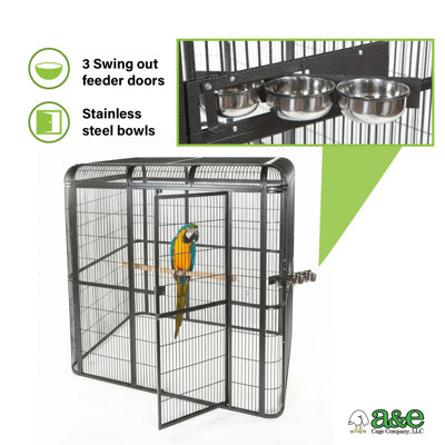 62"x62" Walk In Aviary by A&E