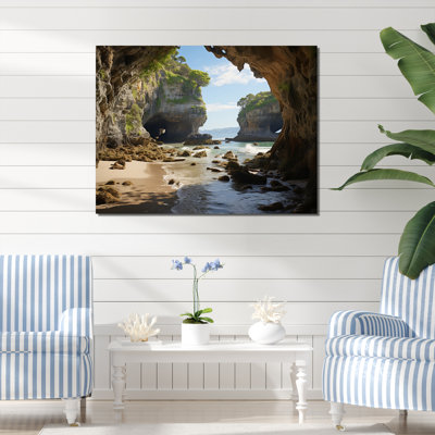 Rocky Beach Rocky Archway III - Nautique et plage, impressions sur toile