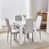 Grey Velvet Line Chairs#4 is out of stock