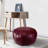 Leather Pouf-249570892