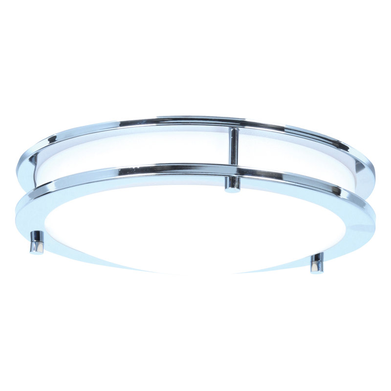 Penning Acrylic Flush Mount, 4" H x 14" W x 14" D