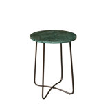 Emerald Marble End Table