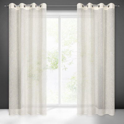 Kashvi Semi Sheer Curtains Single Panel