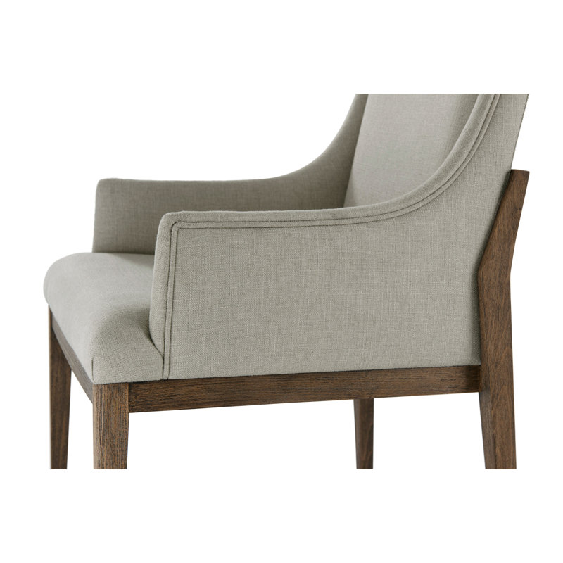 Chaise avec accoudoirs rembourrée Isola Valeria, Charte